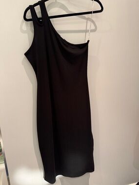 Rolla Coster Los Angeles One-Shoulder Black Dress